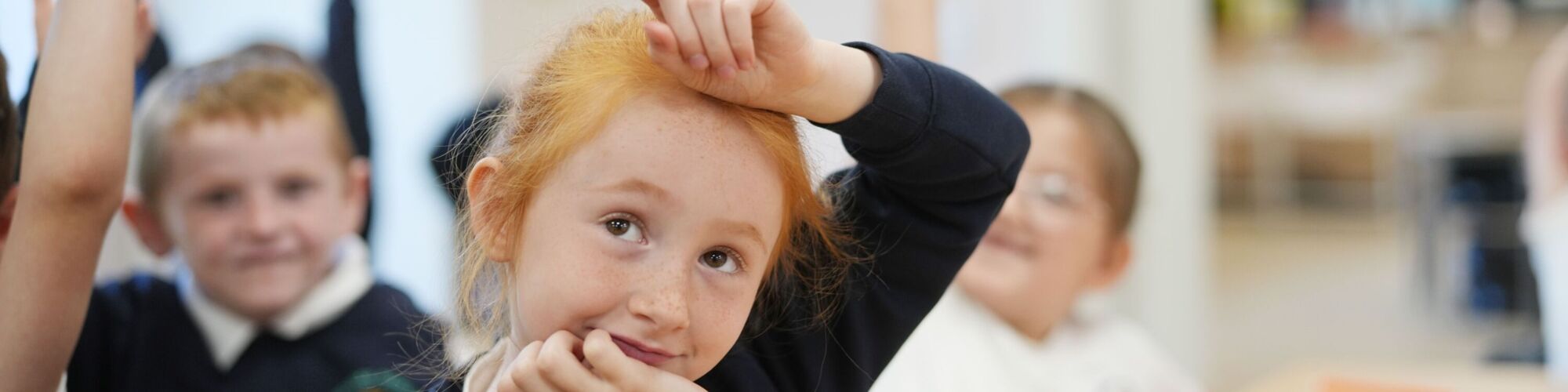 Oxclose Primary Academy pupil in class